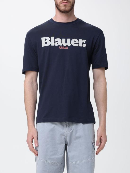 26SS 블라우어 반팔 티셔츠 BLUH02299007439 888 Blue
