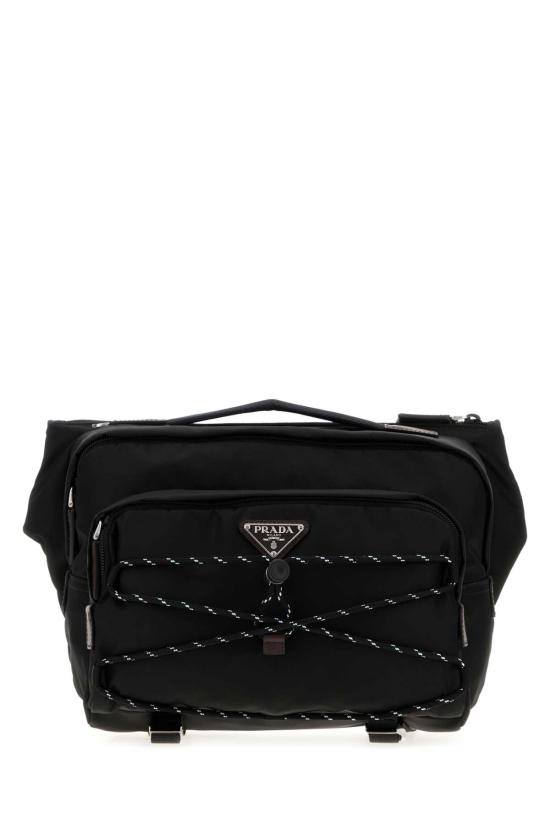 26SS 프라다 스피드락 리나일론 앤 레더 숄더백 2VH201 2DMG F0002 BLACK DOM