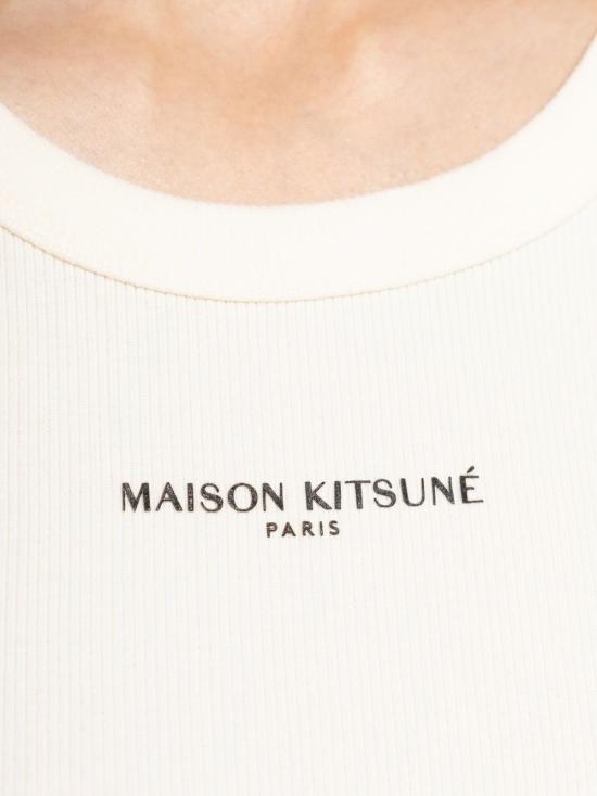 26SS 메종키츠네 민소매 티셔츠 QW00600KA00330063 NOBLE BEIGE DOM - MAISON KITSUNE