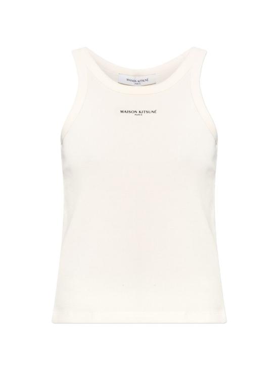 26SS 메종키츠네 민소매 티셔츠 QW00600KA00330063 NOBLE BEIGE DOM
