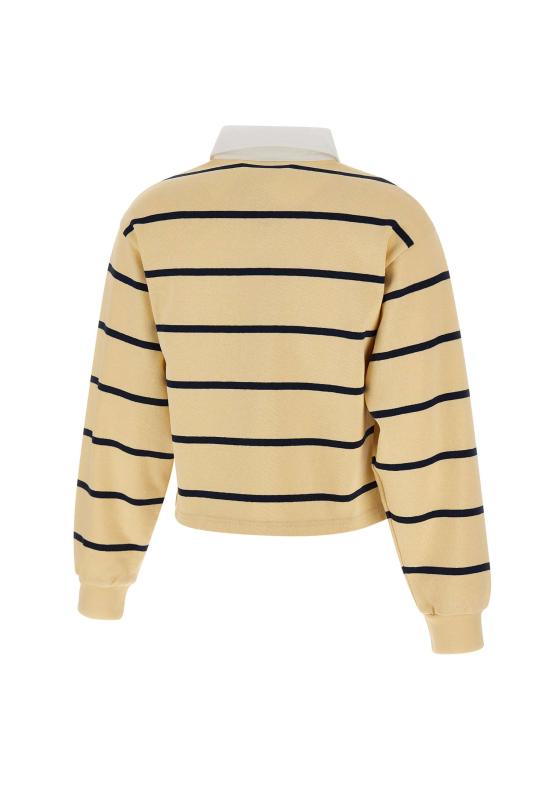26SS 스포티앤리치 폴로 티셔츠 TO00876300YE22 ALMOND YELLOW - SPORTY & RICH