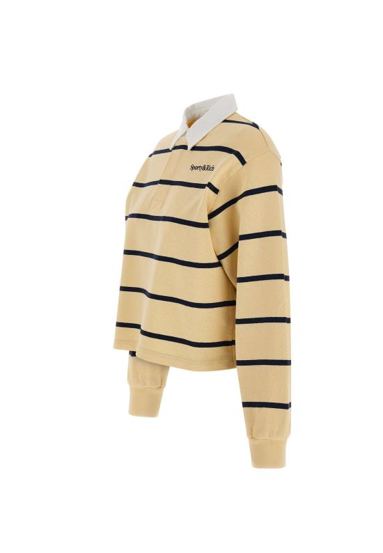 26SS 스포티앤리치 폴로 티셔츠 TO00876300YE22 ALMOND YELLOW - SPORTY & RICH