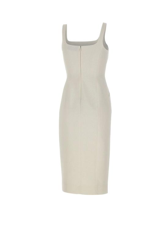26SS 블루마린 미디 원피스 2A782A N0103 WHITE - BLUMARINE