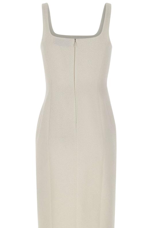26SS 블루마린 미디 원피스 2A782A N0103 WHITE - BLUMARINE