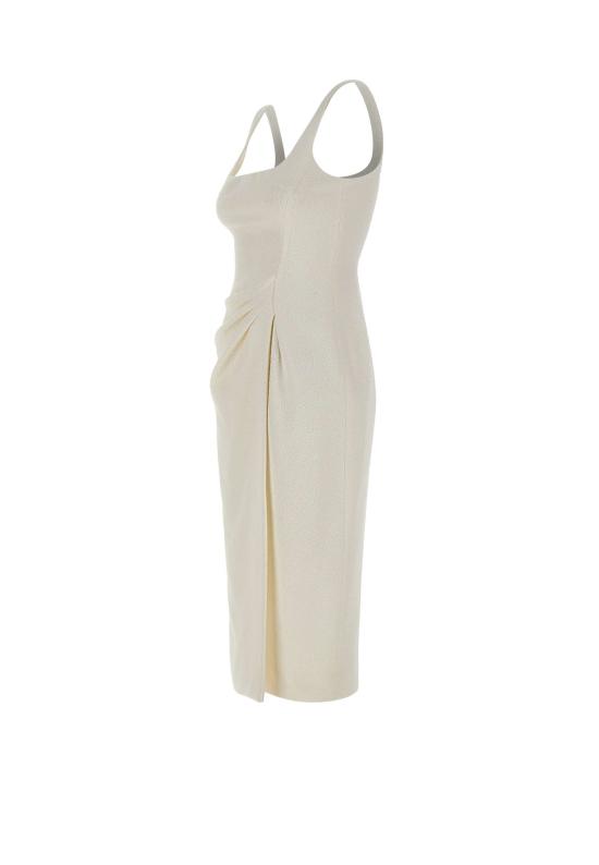26SS 블루마린 미디 원피스 2A782A N0103 WHITE - BLUMARINE