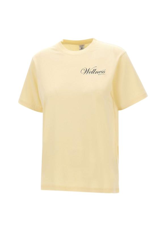26SS 스포티앤리치 반팔 티셔츠 TO11976083YE02 ALMOND YELLOW