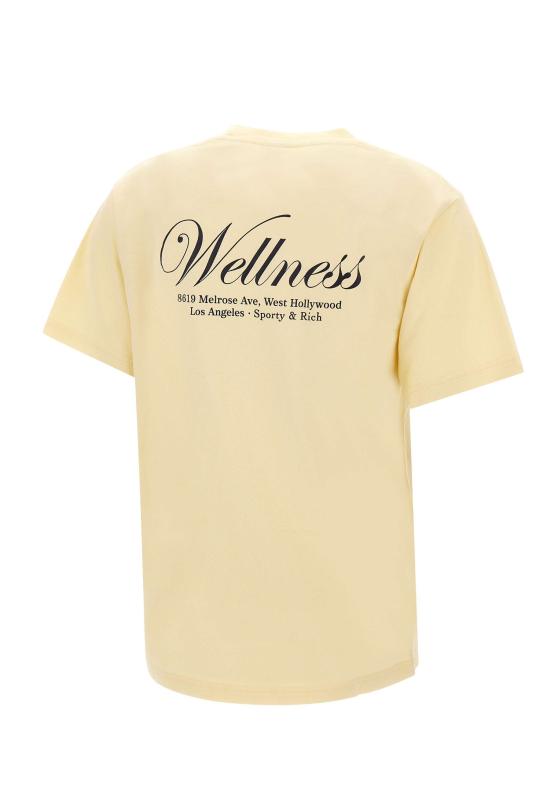 26SS 스포티앤리치 반팔 티셔츠 TO11976083YE02 ALMOND YELLOW - SPORTY & RICH