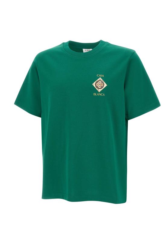 26SS 카사블랑카 반팔 티셔츠 MSS26JTS001 03 GREEN