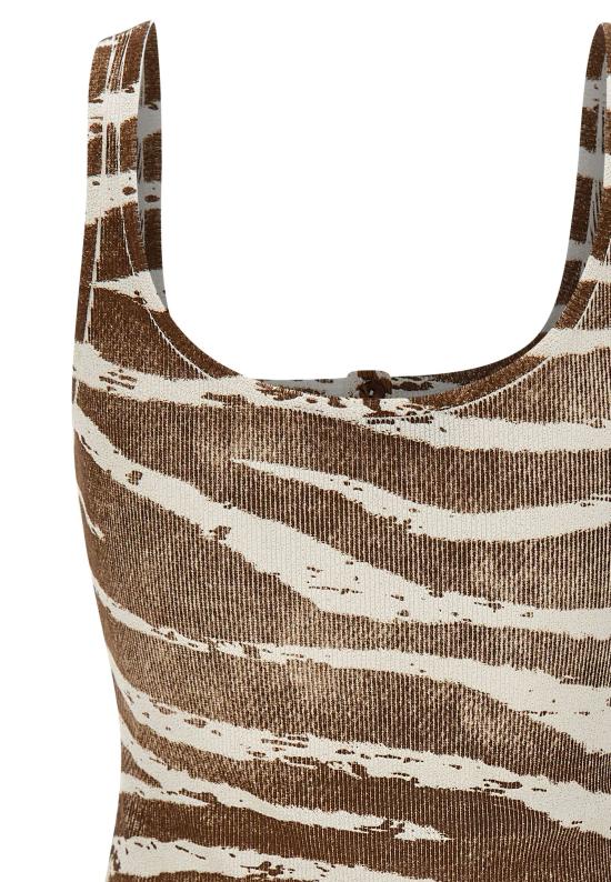 26SS 블루마린 민소매 티셔츠 2T123A M1035 BROWN - BLUMARINE
