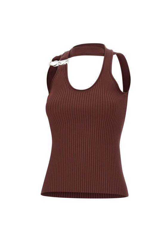 26SS 코페르니 민소매 티셔츠 COPML214Y3025 BRW BROWN
