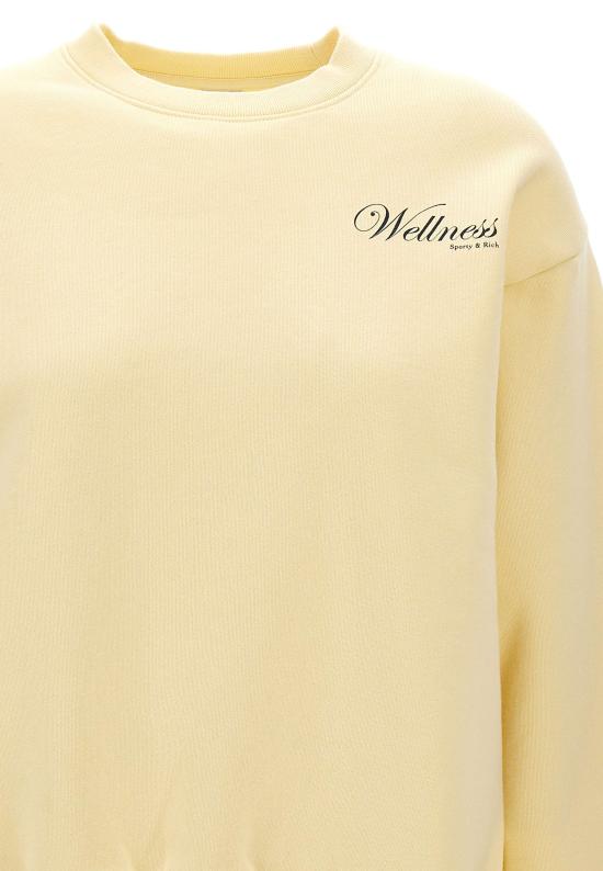 26SS 스포티앤리치 스웨터 ST09876083YE02 ALMOND YELLOW - SPORTY & RICH