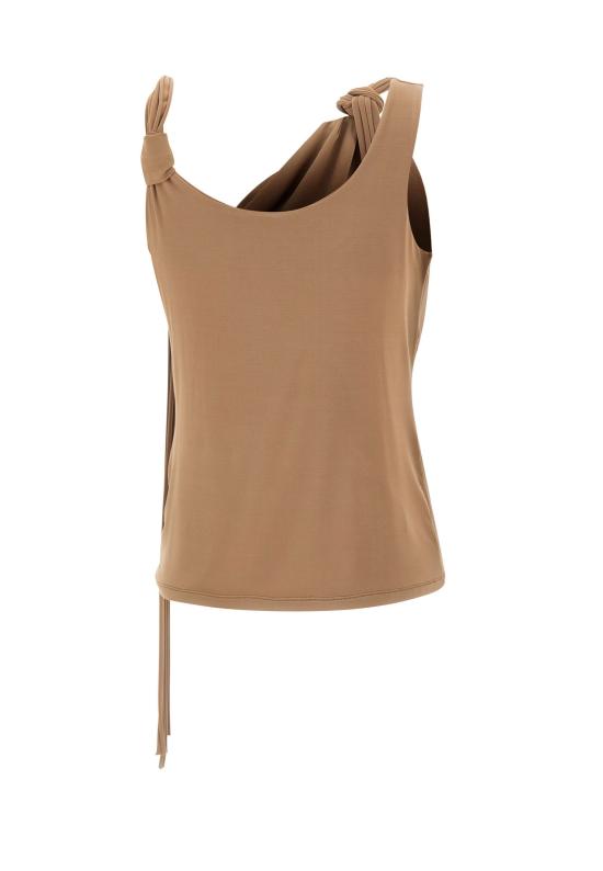 26SS 블루마린 민소매 티셔츠 2C455A N0826 BROWN - BLUMARINE