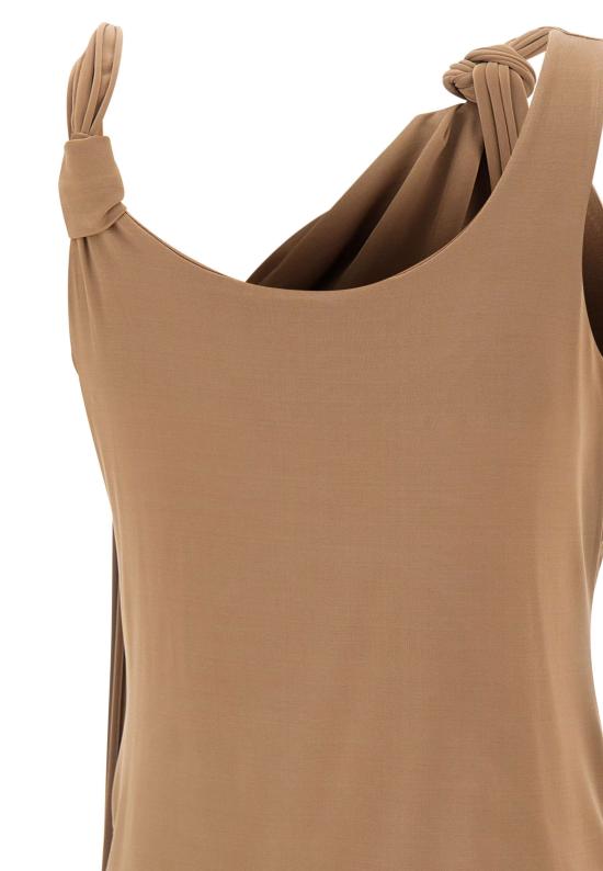 26SS 블루마린 민소매 티셔츠 2C455A N0826 BROWN - BLUMARINE