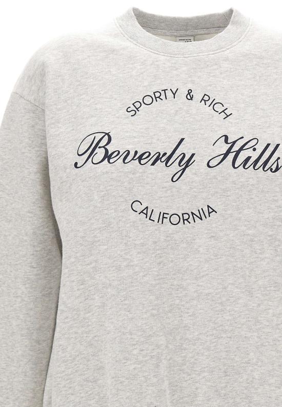26SS 스포티앤리치 스웨터 ST09876257GY03 GRAY GREY - SPORTY & RICH