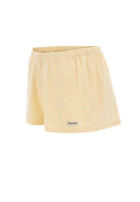 26SS 스포티앤리치 숏팬츠 SH06276326YE34 ALMOND YELLOW - SPORTY & RICH