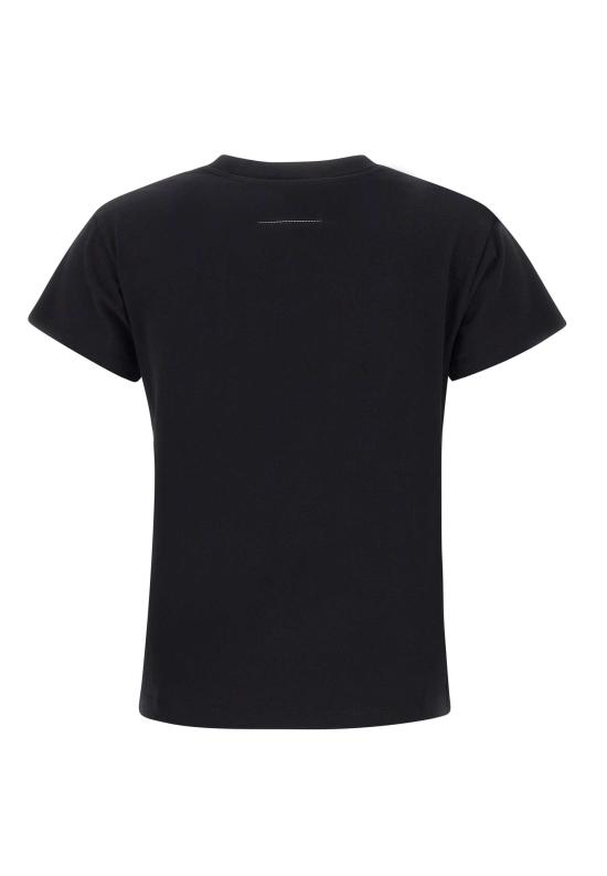 26SS MM6 메종마르지엘라 뉴메릭 코튼 저지 티셔츠 S52GC0327 M20170900 BLACK - MM6 MAISON MARGIELA
