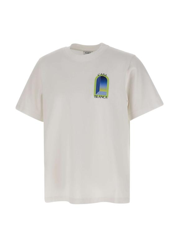 26SS 카사블랑카 반팔 티셔츠 MSS26JTS001 10 WHITE