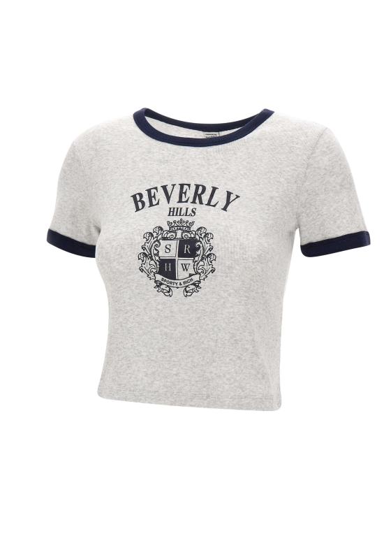 26SS 스포티앤리치 반팔 티셔츠 TO07376256GY18 GRAY GREY