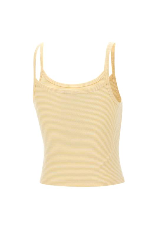 26SS 스포티앤리치 민소매 티셔츠 TO10676326YE34 ALMOND YELLOW - SPORTY & RICH