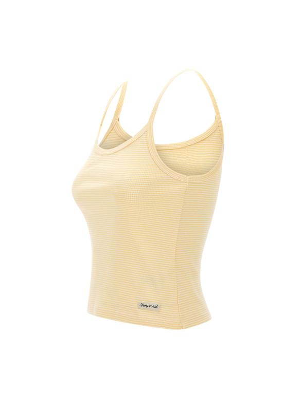 26SS 스포티앤리치 민소매 티셔츠 TO10676326YE34 ALMOND YELLOW - SPORTY & RICH