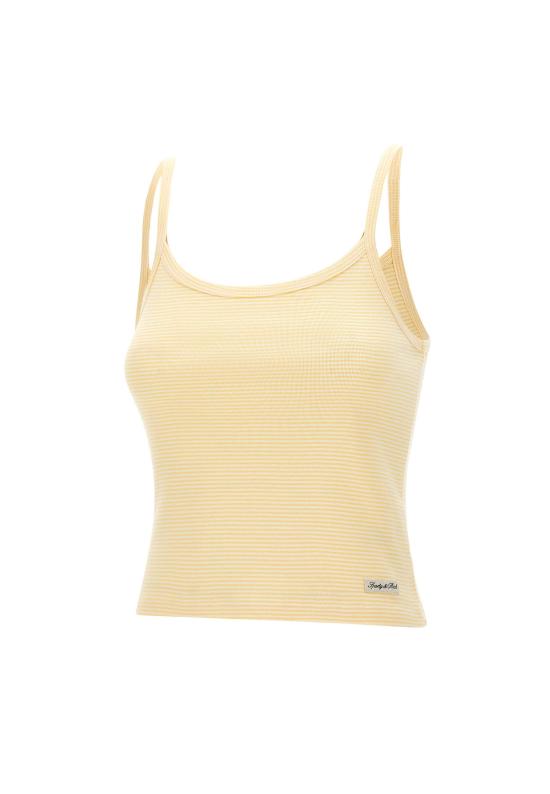 26SS 스포티앤리치 민소매 티셔츠 TO10676326YE34 ALMOND YELLOW