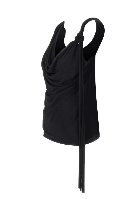 26SS 블루마린 민소매 티셔츠 2C455A N0990 BLACK - BLUMARINE