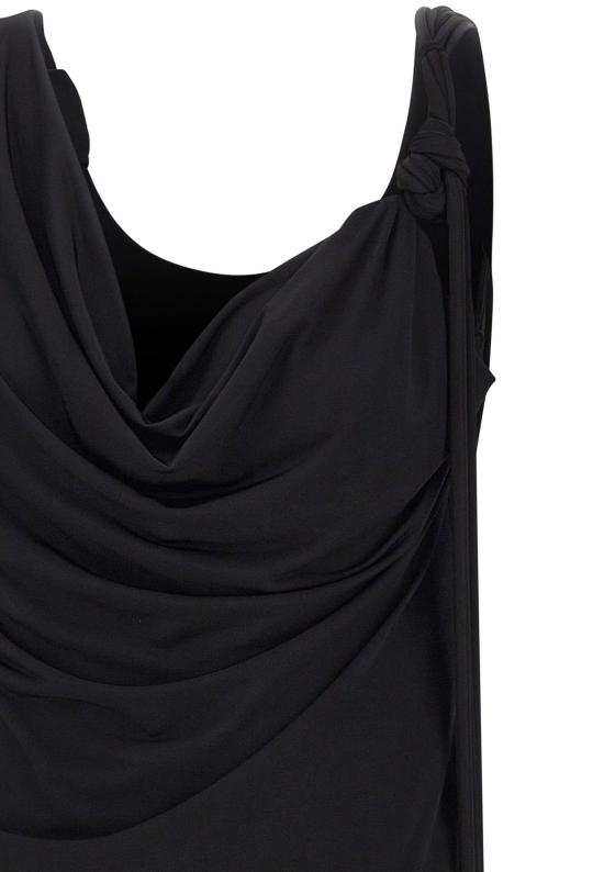 26SS 블루마린 민소매 티셔츠 2C455A N0990 BLACK - BLUMARINE
