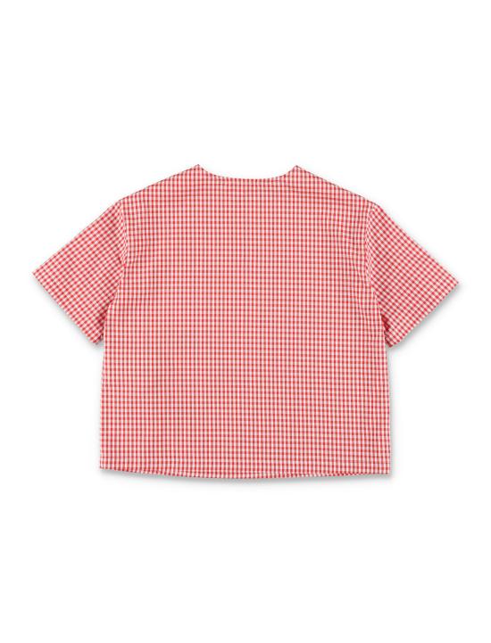 26SS [키즈] 구찌 티셔츠 848696XWA7X 6312 RED WHITE - GUCCI