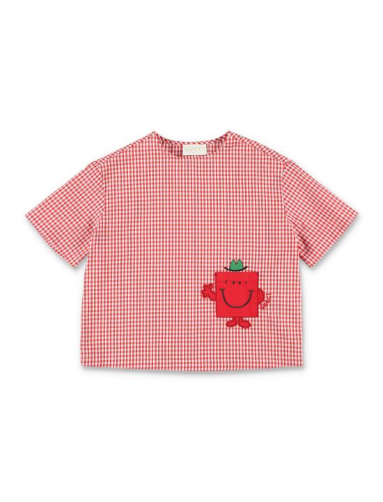 26SS [키즈] 구찌 티셔츠 848696XWA7X 6312 RED WHITE