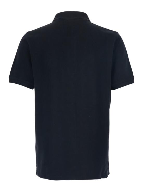 26SS 메종키츠네 폭스 헤드 레귤러 폴로 티셔츠 PM00209KP0002P199 BLACK DOM - MAISON KITSUNE