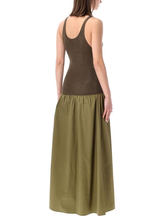 26SS 더프랭키샵 롱 원피스 MDFS21853408 OLIVE Verde - THE FRANKIE SHOP