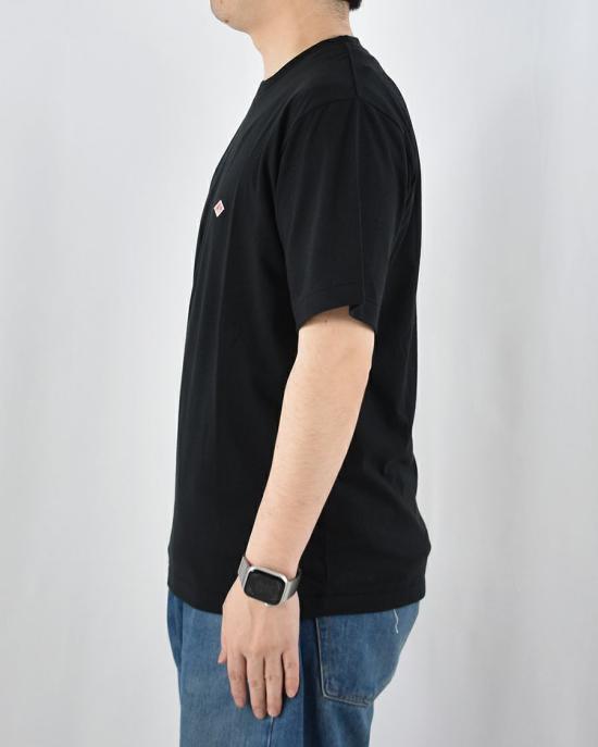 26SS 단톤 반팔 티셔츠 DTC0196CVT BLACK DOM - DANTON