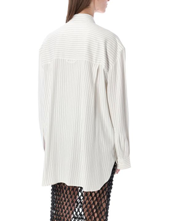 26SS 더프랭키샵 셔츠 CHFS22112848 WHITE BLAC WHITE BLACK STRIPE - THE FRANKIE SHOP