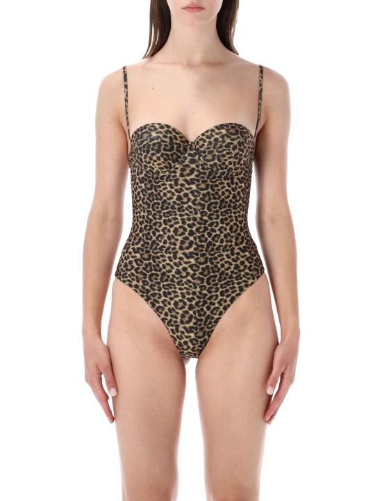 26SS 마티네 원피스 수영복 EM2153M MACULATO LEOPARD PRINT