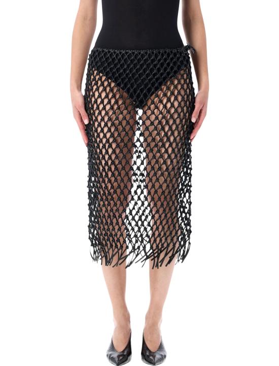 26SS 더프랭키샵 미디 스커트 SKFS21891100 BLACK Nero