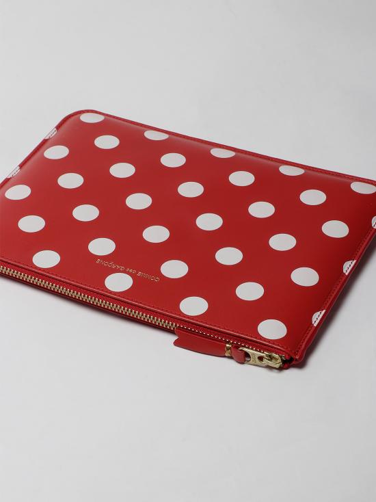 26SS 꼼데가르송 남성지갑 SA5100PD RED - COMME DES GARCONS