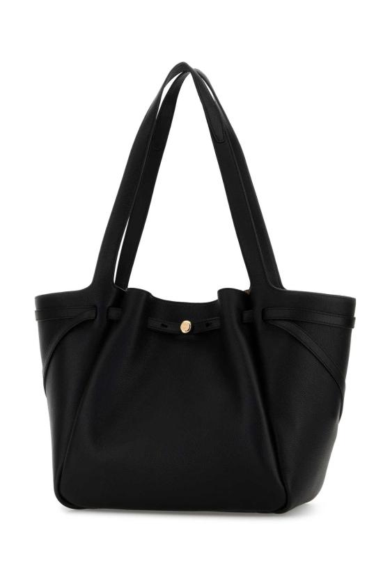 26FW 토리버치 에센셜 U 나일론 토트백 163388 001 Black - TORY BURCH