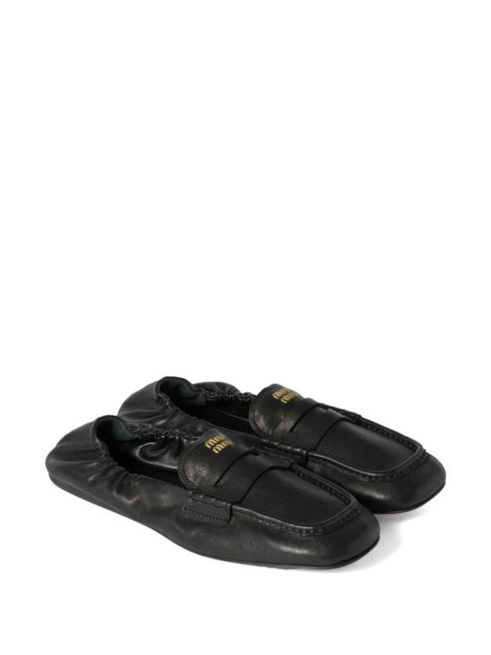 26FW 미우미우 나파 레더 로퍼 5D341E EFXF0002 Black - MIU MIU
