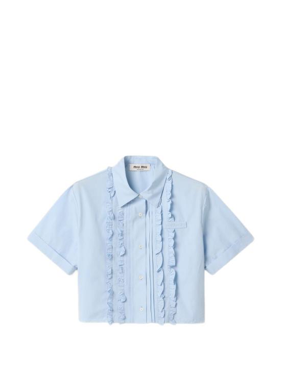 26FW 미우미우 셔츠 MK2045 10RGF0013 LIGHT BLUE
