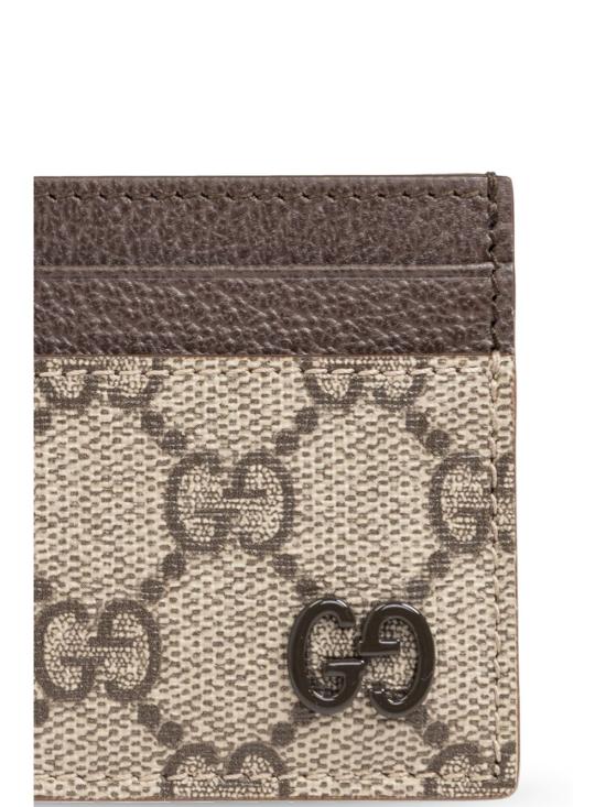 26FW 구찌 바이컬러 GG 카드 케이스 768248 FACQC9773 Brown - GUCCI