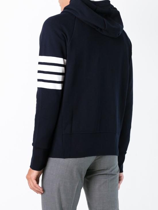 26FW 톰브라운 클래식 루프백 4바 풀 지퍼 후디 MJT022H 00535461 NAVY - THOM BROWNE