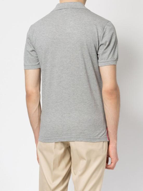 26FW 톰브라운 피케 포켓 폴로 티셔츠 MJP022A 01455055 GREY - THOM BROWNE