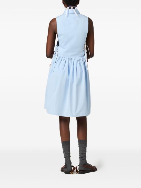26FW 미우미우 미디 원피스 MF6389 10RGF0013 Clear Blue - MIU MIU