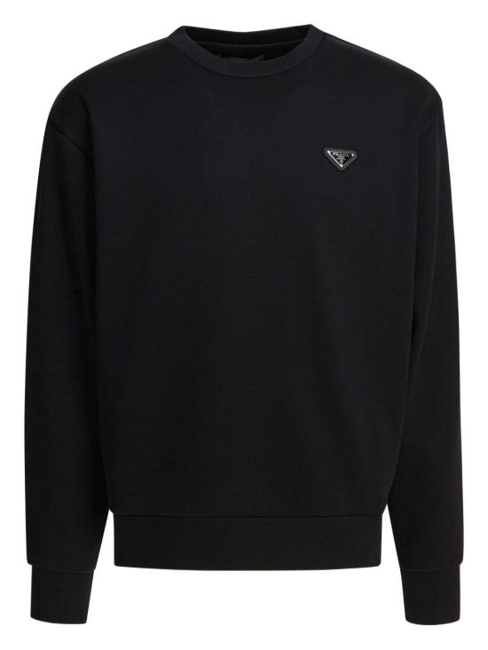 26FW 프라다 긴팔 티셔츠 UJL90B 11OQF0002 Nero