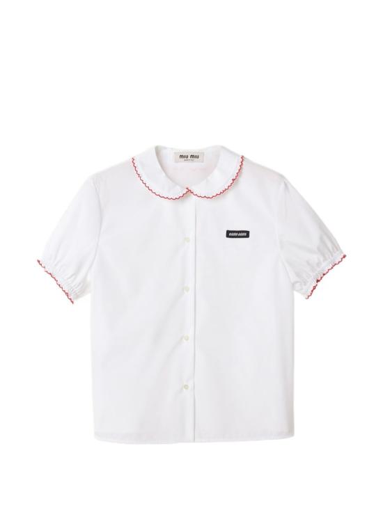 26FW 미우미우 셔츠 MK2038 197FF03DU WHITE