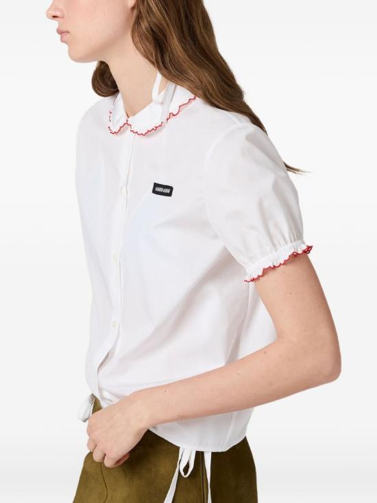 26FW 미우미우 셔츠 MK2038 197FF03DU WHITE - MIU MIU