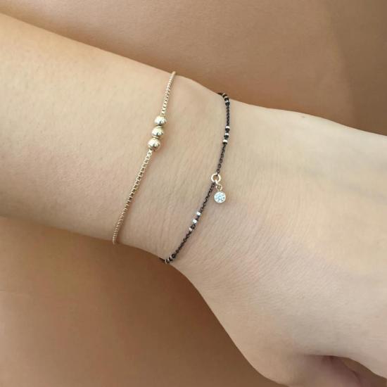  Maya Bauman 목걸이/팬던트 마야 바우만 스타 럭스 브레이슬릿 블랙 - OTHER BRANDS
