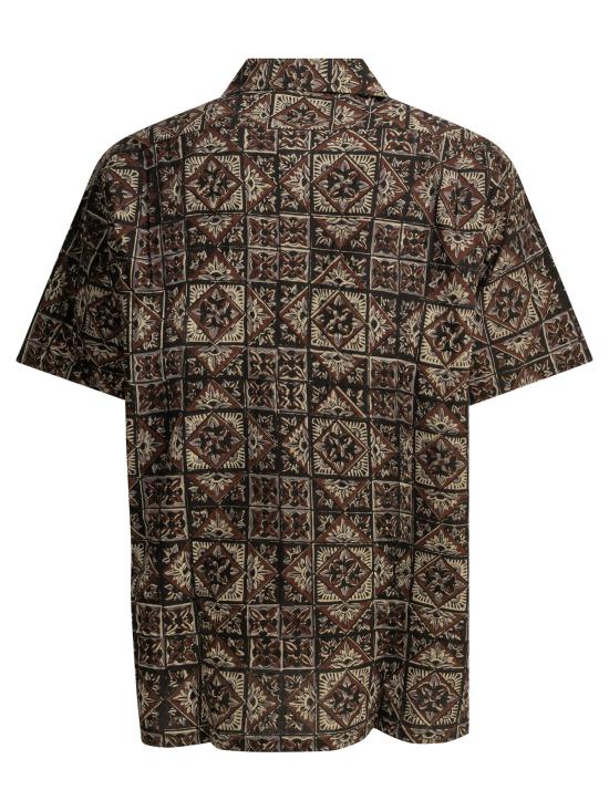 26SS 빔스 반팔 셔츠 3801027413989 Brown - BEAMS
