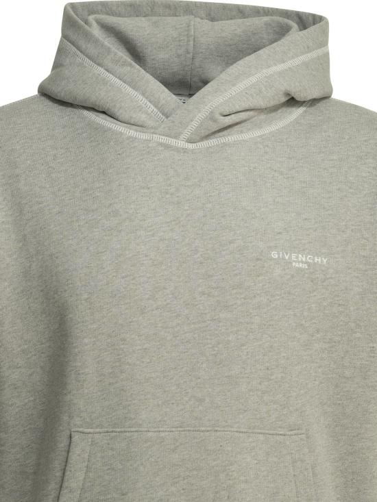 26FW 지방시 후드 티셔츠 BMJ0PW3YTA055 Grey - GIVENCHY