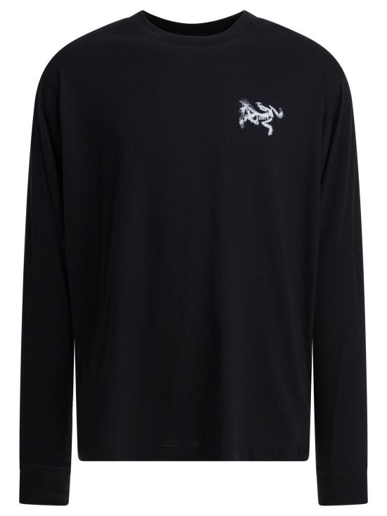 26SS 아크테릭스 크래그 슬 코튼 롱슬리브 티 X000009537KRAGG SLCTN TLLSBLACK ARCTIC SILK Black